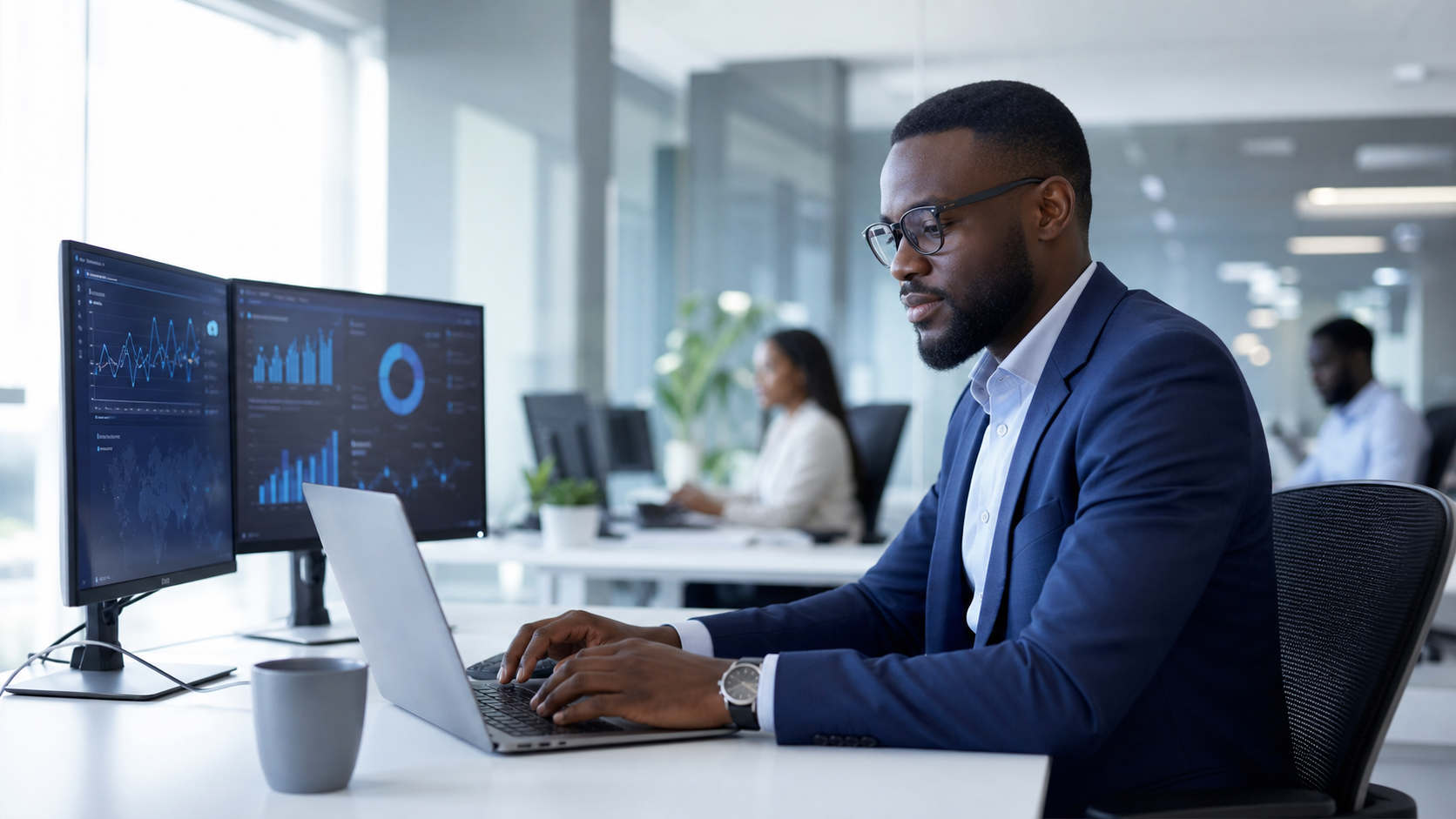 ICT professional working with business systems